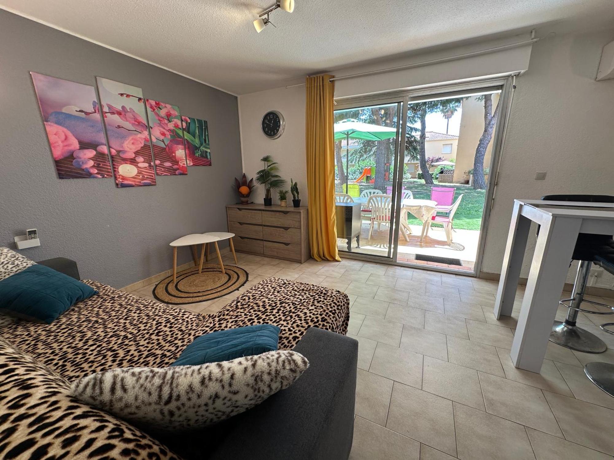 T2 Rdc A Canet En Roussillon Europa 4 Pers ,Piscine,Clim, Tennis, Parking מראה חיצוני תמונה